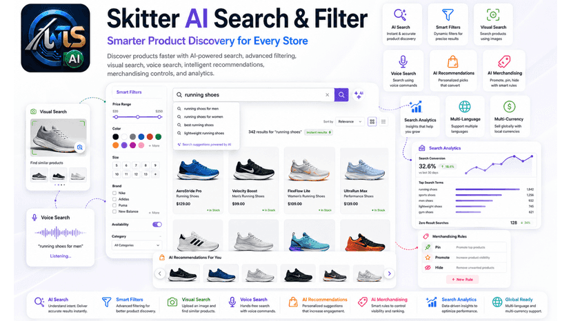 Skitter AI Search & Filter