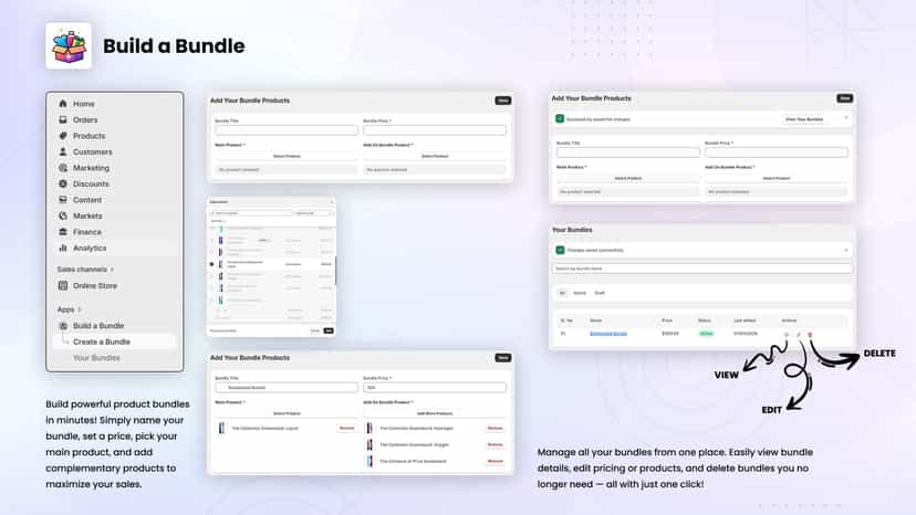 Shopify Bundle app features