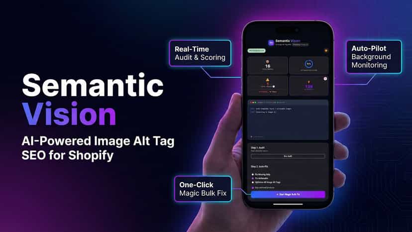AI-Powered Image Alt Tag SEO for Shopify.