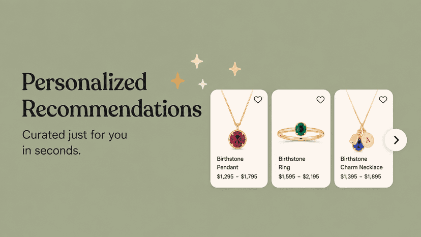 search ai personalized recommendations