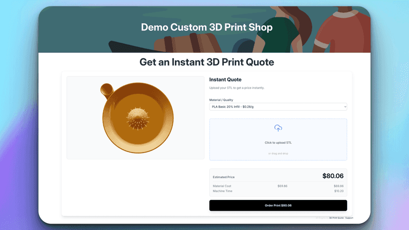 Widget on Shop