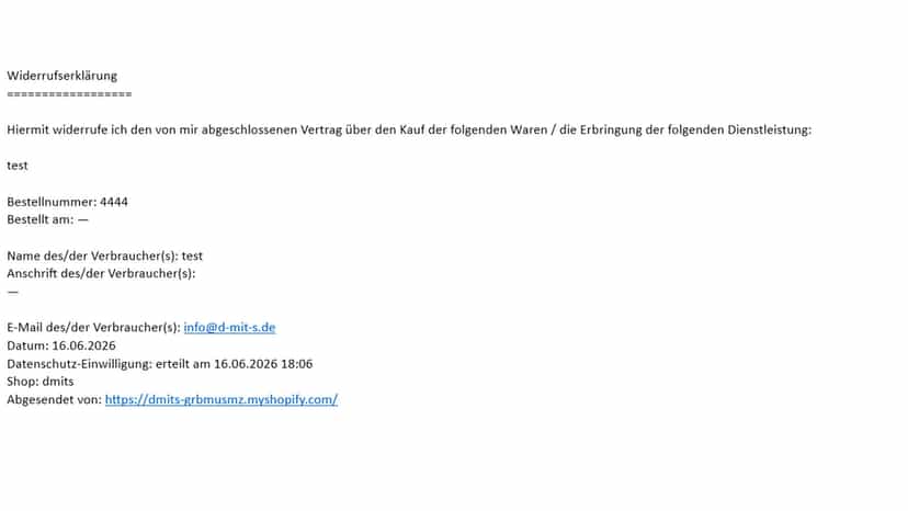 Admin e-Mail