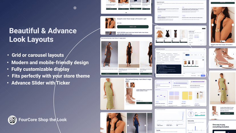 FourCore Shop The Look Features
