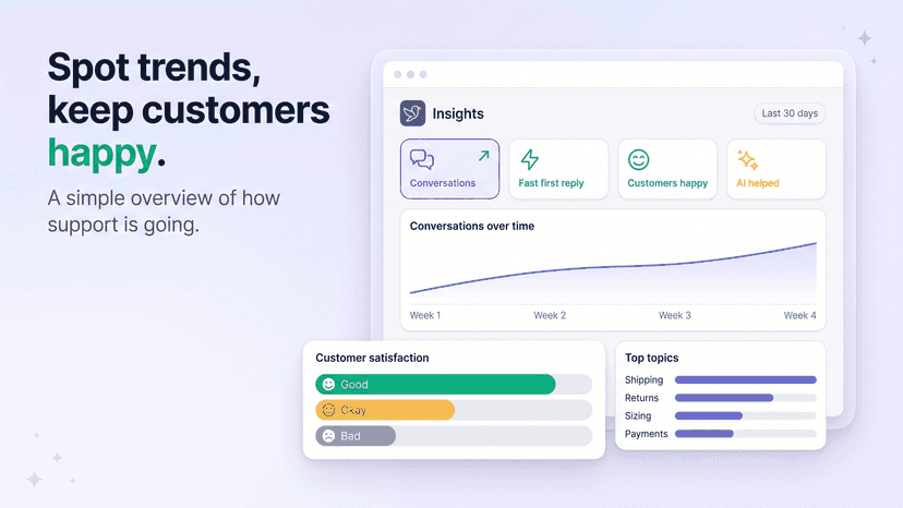 Spot trends, keep customers