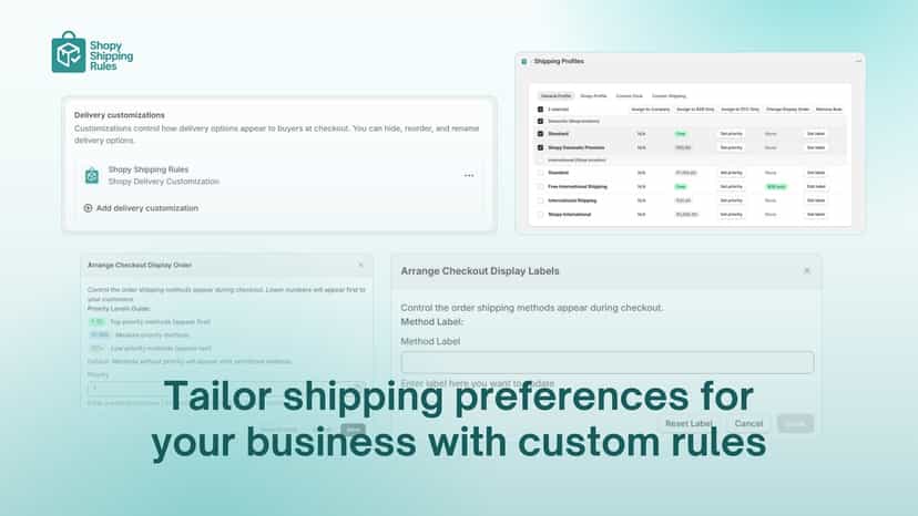Flexible shipping options