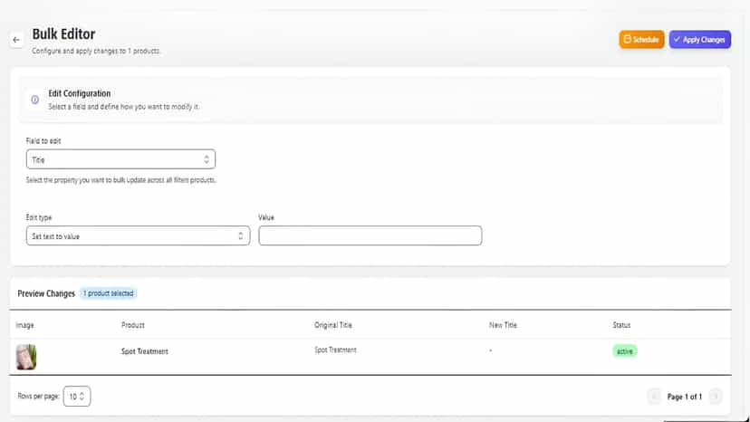Bulk edit prices, inventory, and tags instantly.