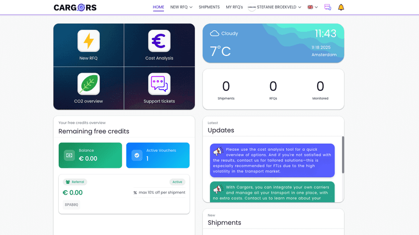 Integrating Shopify with Cargors - 1