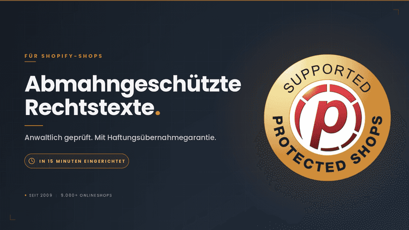 Protected Shops - Rechtstexte