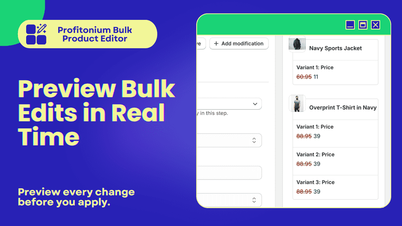 Preview all the edits in real time as you use the app