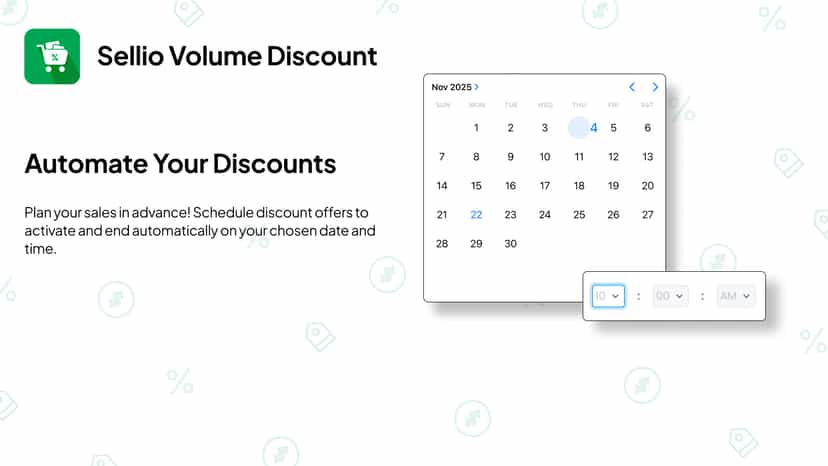 Schedule/Automate Shopify Automatic Discount Offers