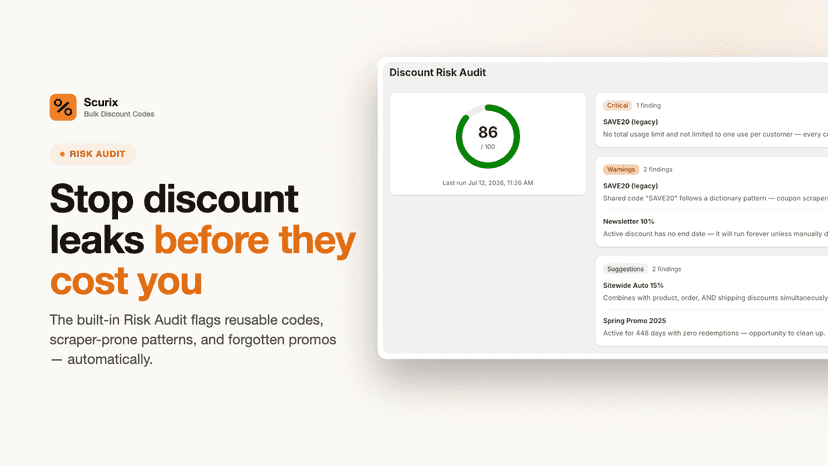 Bulk discount audit
