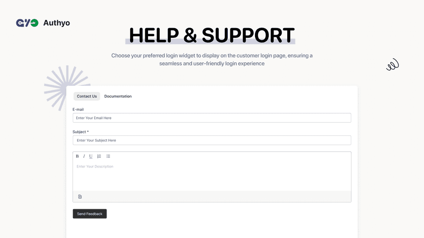 Help & Support