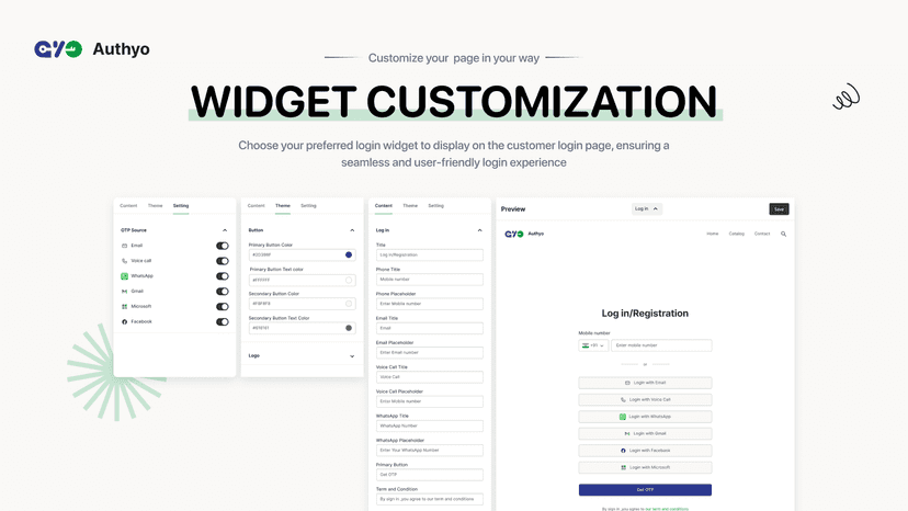 WIdget Customization