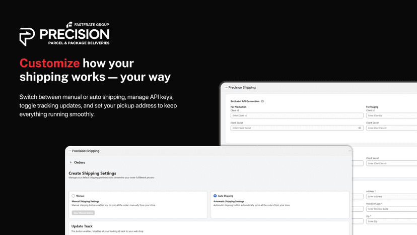 Customize your shipping