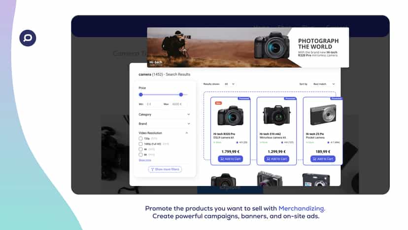 Prefixbox Merchandizing on SERP