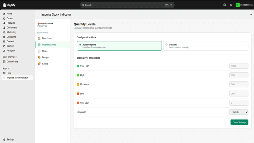 Fully Customizable Design