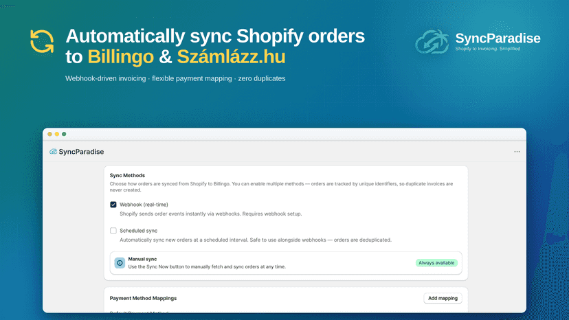 Automatic sync to Billingo and Számlázz.hu