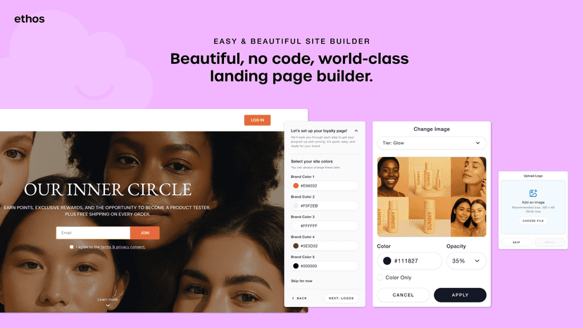 Easy & beautiful site builder