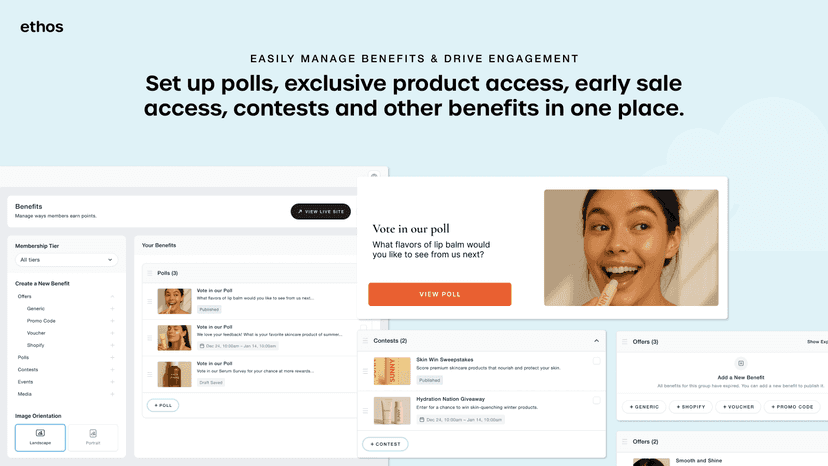 Easily manage benefits & drive engagement