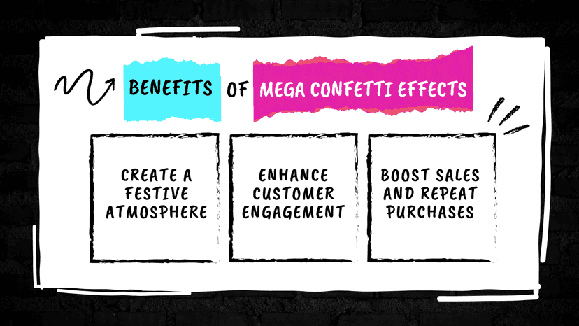 Mega Confetti Effects - Create a festive atmosphere