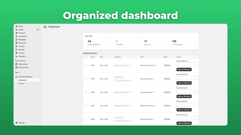 Main dashboard screenshot