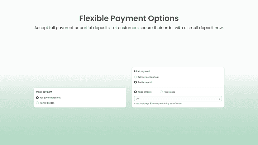 payment options