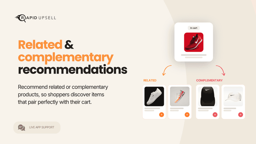Related and complementary product recommendations