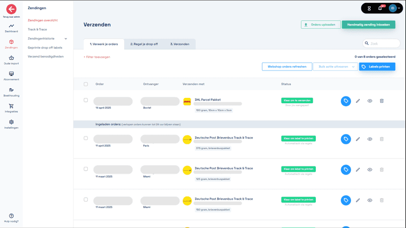 List Orders
