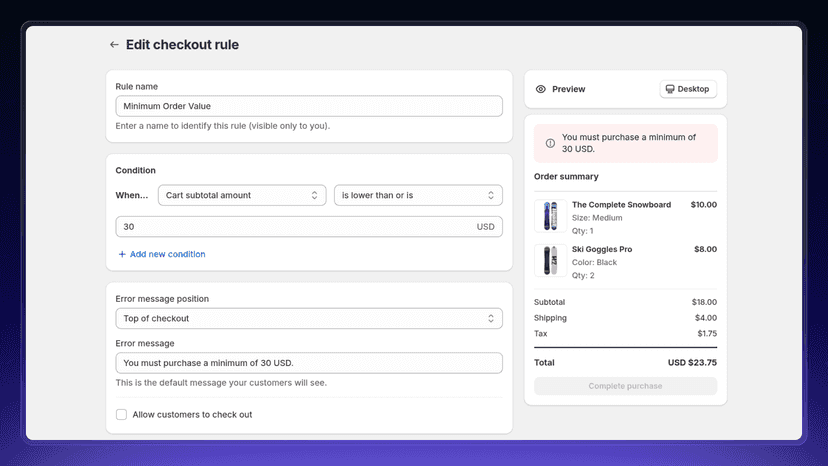 Handle checkout with confidence