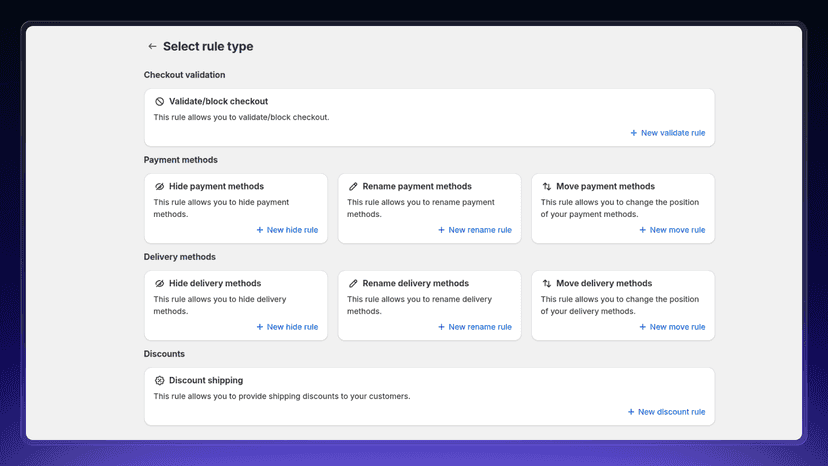 Design Checkout Rules with Custom Alerts