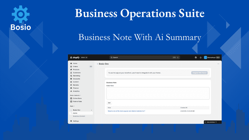 Business Note With AI Summary