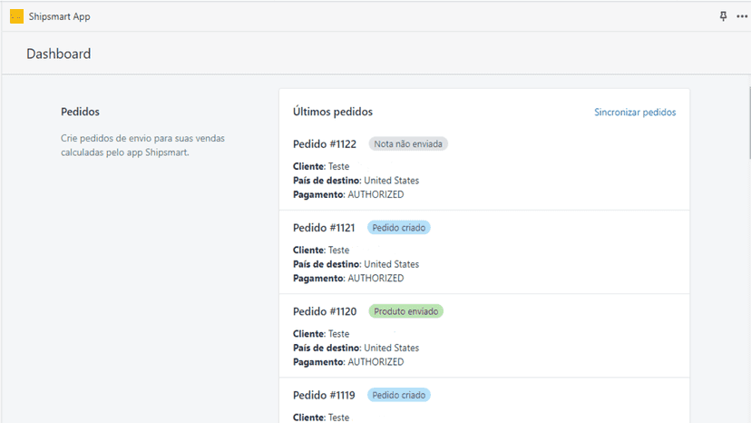 Visualize os pedidos de forma fácil no dashboard