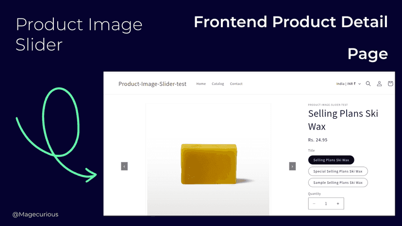 Product image slider