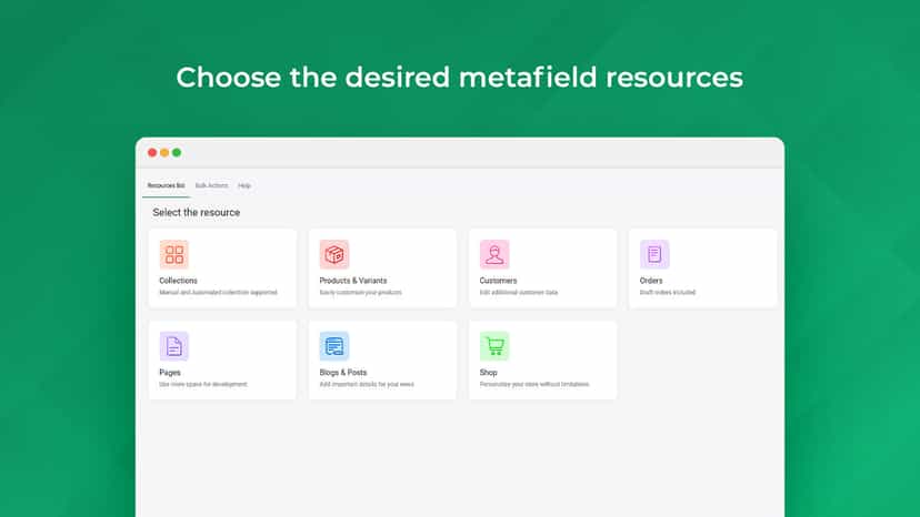 Choose Resources
