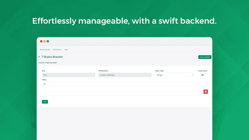 Easy to manage