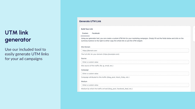 UTM link generator
