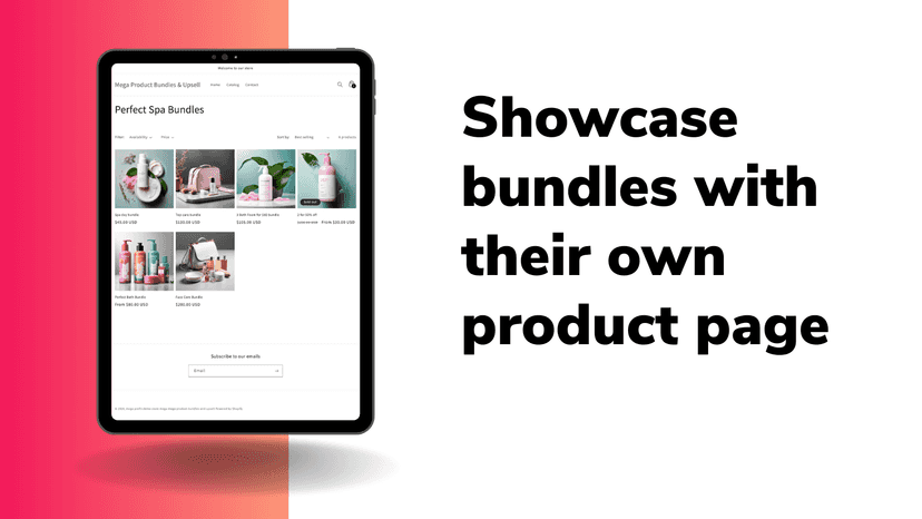 Mega Product Bundles & Upsell - bundle product page