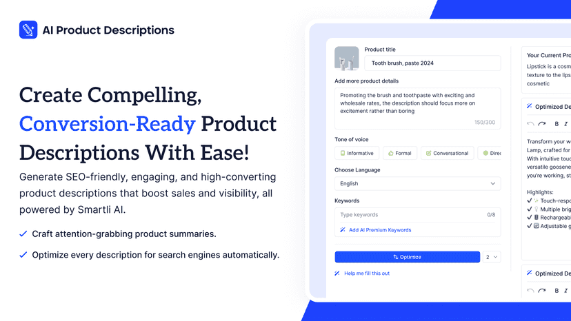 generate product descriptions