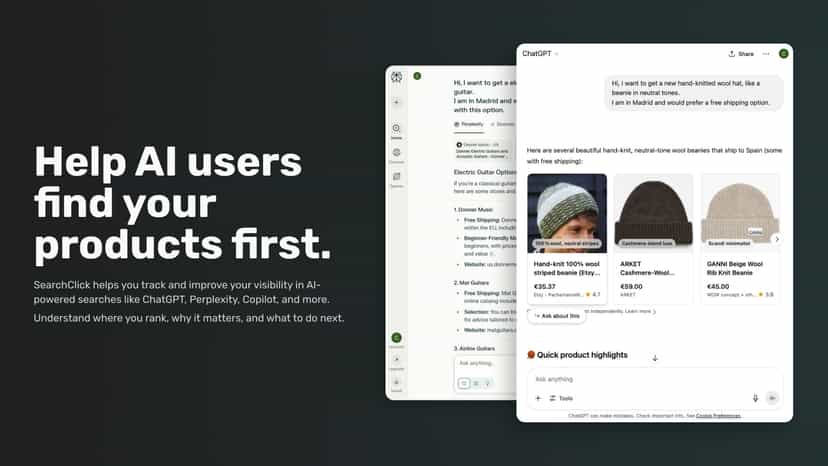 Help AI users find your products first
