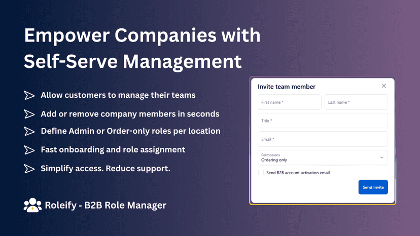 Empower Companies with Self-Serve Management