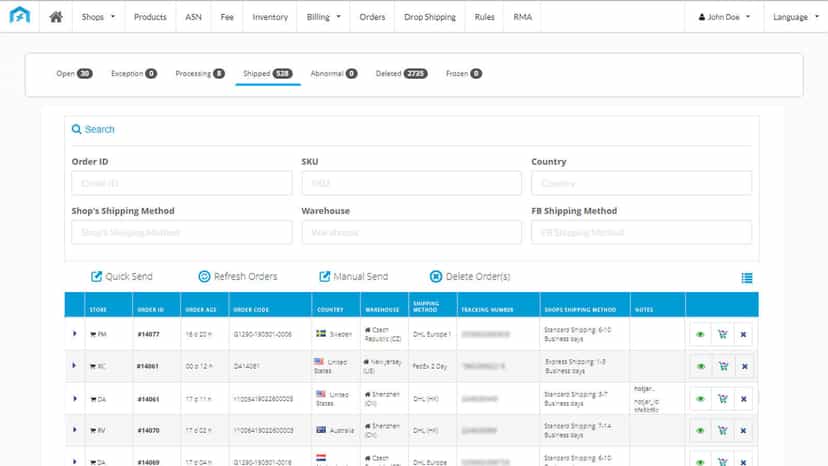 Order management