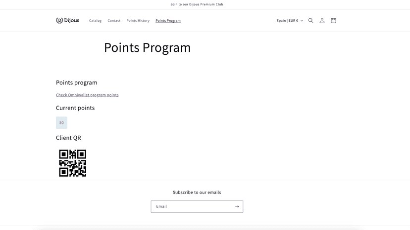 Points programa page