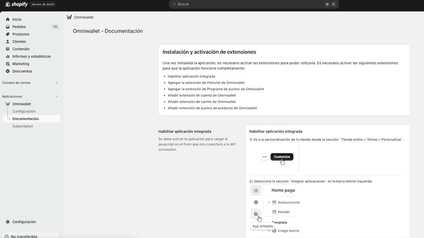 Documentation page