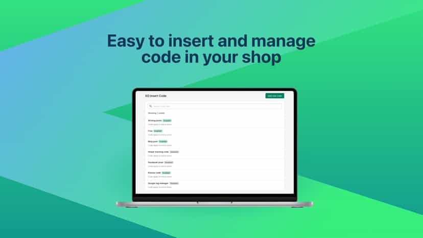 App dashboard