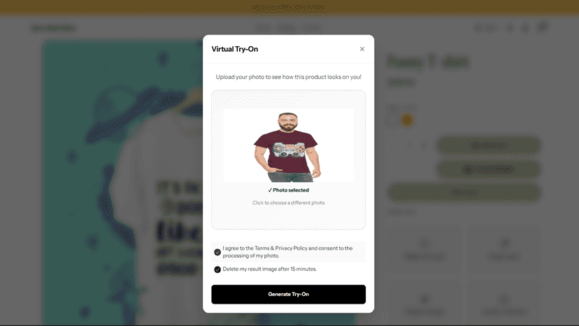 try on UI