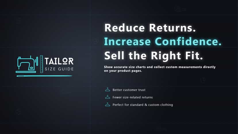 Size chart solution reducing returns and boosting confidence
