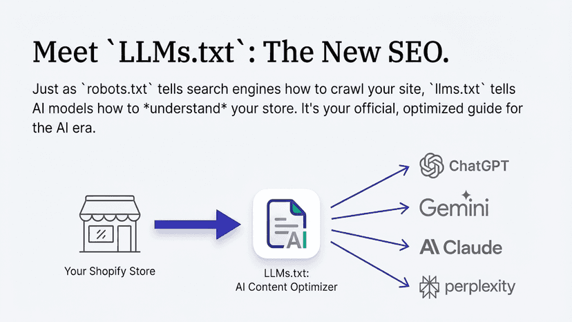 LLMs.txt: AI content optimizer for your store SEO