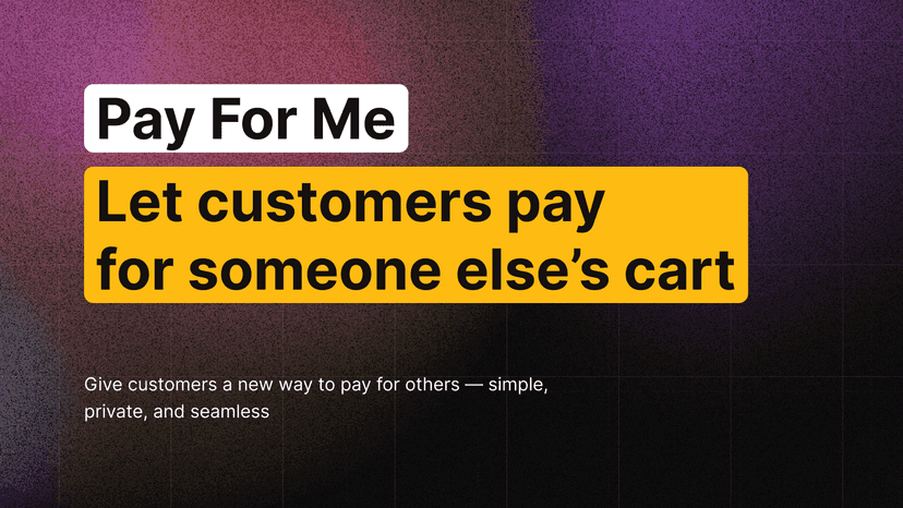 Let others pay for your cart