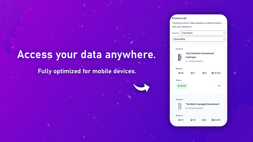 Access your data anywhere.