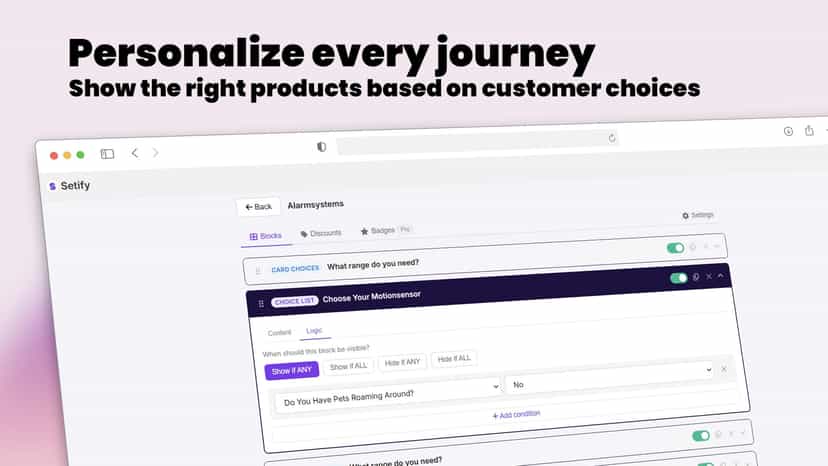 Personalize product recommendations with smart flows